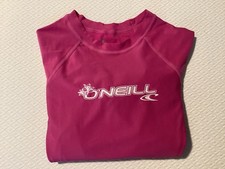 Women's O'Neill Rashguard Skins Surf Shirt Long Sleeve SPF 50 Medium Pink