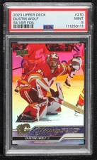 2023 Upper Deck Series 1 Young Guns Silver Foil Dustin Wolf #210 PSA 9 MINT 7wp