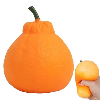 Tangerine Squishies Stress Relief Soft Scented Simulation Orange Fruit Squeez...
