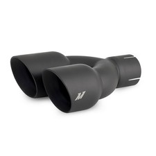 Mishimoto Dual Offset Exhaust Tips 2.5 Inlet 3 Outlet Black