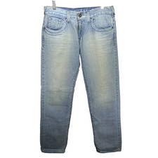 Vintage Guess Jeans Rebel Straight Leg Men's 31 34x34 Light Wash Whisker