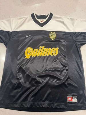 NIKE CABJ quilmes ボカジュニアーズ　サッカーユニフォーム Vintage Nike Boca Juniors Goalkeeper Jersey Medium M Long Sleeve
