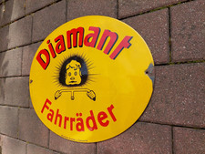 DDR Diamant Fahrrad Rennrad Emailleschild