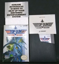 Top Gun: The Second Mission (Nes)(1990) CIB. Bid Starts At $1. Free Shipping!!!