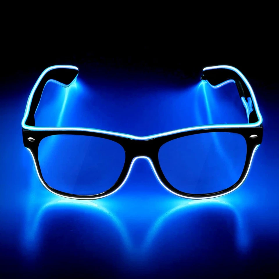 Cyberpunk LED Brille Neon Rave Flashing Sonnenbrille Cosplay Party Gadgets 70st