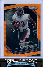 2025 Panini Prizm Black Devin Hester Orange Wave Prizm #29/60 Bears E513