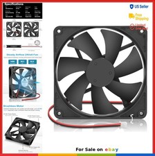 24V 140mm x 25mm DC Cooling Fan 2 Pin 62.3 CFM 1400 RPM for PC 3D Printer Case