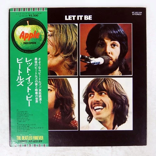BEATLES LET IT BE APPLE AP80189 Japan OBI VINYL LP