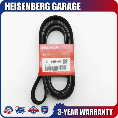 #ad #ad OEM Serpentine Drive Belt #31110 59B 014 For Honda 16 24 Civic CR V EX EX L1.5L $38.67