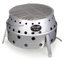 Petromax Camp Grill and Fire Bowl, Atago Portable Outdoor Camping Stove, Steel