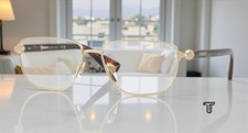 BURBERRY BE1393 1109 Light Gold Demo Lens 57 mm Men's Eyeglasses