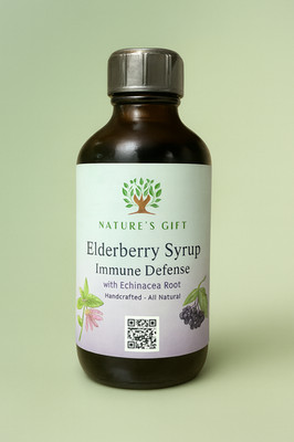  Organic Elderberry & Echinacea Syrup   Immune Support | 4oz