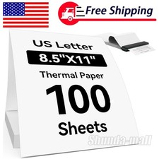 100 Sheets A4 Thermal Paper 8.5"x11" for M08F Brother PocketJet PJ762/PJ763MFi