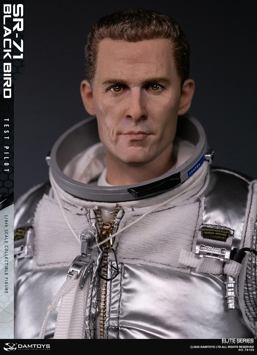 DAMTOYS 78109 1/6 SR-71 Black Bird Test Pilot Male Action Figure