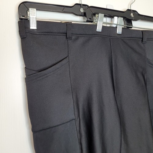 Irideon Plus Size Knieflicken Reitsport Reiten enge Leggings 3X schwarz NEU - Bild 2 von 6