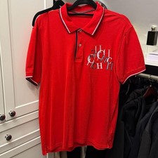 Carolina Herrera Red Polo Shirt