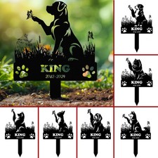 Custom Dog Memorial Stake, Personalized Dog Grave Marker, Pet Loss Gift70