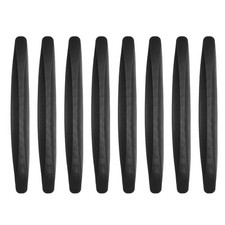 8pcs Bumper Guard Strip Anti-Collision Bumper Protector Trim for Cars SUV, Black
