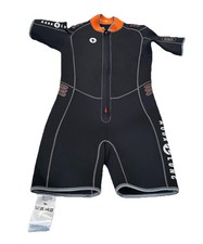 Aqua Lung Hydroflex Women  s Shortie Wetsuit Black Orange Size Medium/Large M/L 