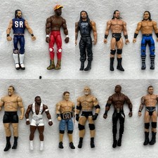 WWE Elite Action Figure Lot of 11 Wrestling Mattel Series, Please See All Photos