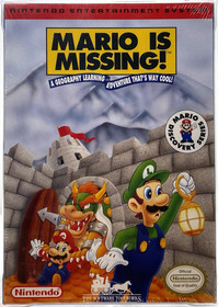 Mario is Missing! Nintendo NES Brand New 1993 Factory Sealed PSA Graded 9.4 A