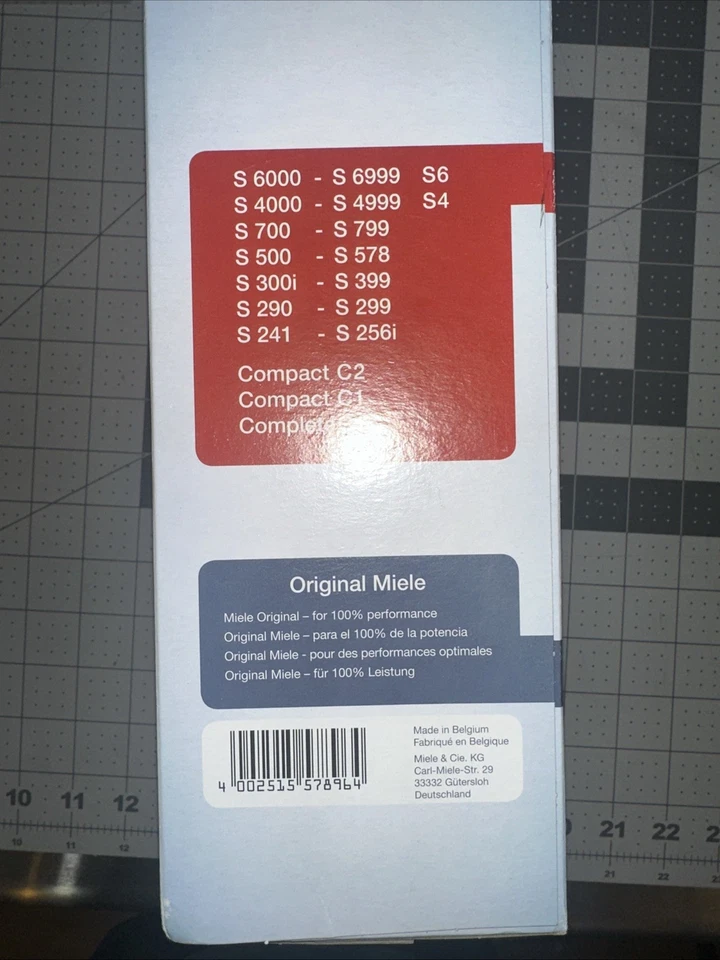 Miele 10123210 AirClean 3D Efficiency Dust Bag, Type GN | SEE PICTURE - Image 4 of 4