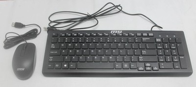 956-A625001-101 Msi Wired Usb Keyboard & Mouse Black Pro 22Xt 10M-046Us''GRADE A''