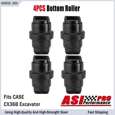 4 Pcs Bottom Roller Fits CASE/CX36B Excavator Undercarriage Track Roller