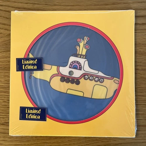 THE BEATLES - Yellow Submarine Picture Disc 7" Vinyl 50th Anniversary. Sealed.