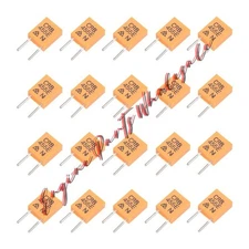 Ceramic Resonator Crystal Oscillator 455KHz 2 Pins DIP, Orange 20 Pieces