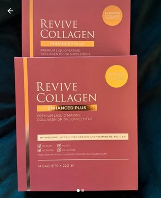 Revive Collagen Enhanced Plus 10,000mg - Marine Supplement - 28 Sachets