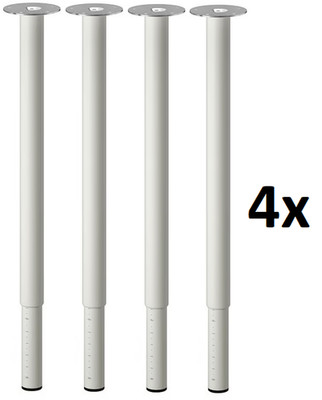 IKEA OLOV Tischbein Teleskopbein verstellbar Tischfuß Möbelfuß Tischträger 4 Stü