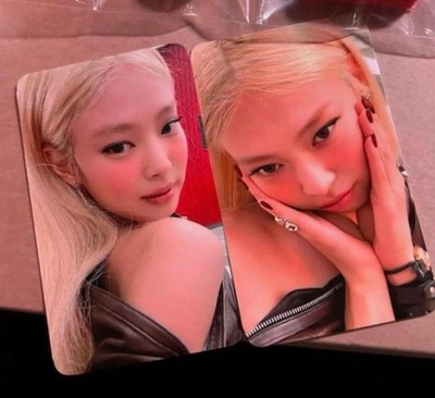 ジェニ blackpink ソロ MANTRA サノク トレカ 2枚セット BLACKPINK Jennie MANTRA Solo Broadcast SanoK Photocard Official