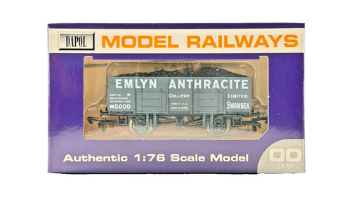 DAPOL SPUR 00 - EMLYN ANTHRAZIT COLLIERY SWANSEA WAGON 5000 (LIMITED EDITION) | Condition: Used