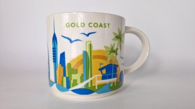 Starbucks Tasse Mug Gold Coast Australia   You Are Here 14 fl Oz