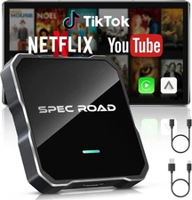SPEC Road Wireless CarPlay Adapter for iPhone/Android Auto Wireless Adapter
