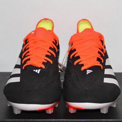 Adidas Predator 24 Pro FG Soccer Cleats Mens 10 Black Solar Red Predator 24 Pro FG  main image 3