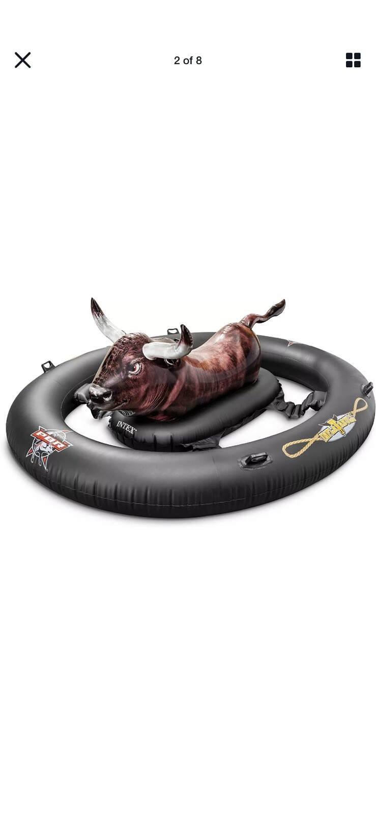 intex bull riding pool toy