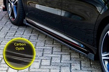 Bi CUP Seitenschweller +Wing V+H ABS für MB CLA X118 C118 AMG-Line Carbon Optik