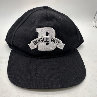 Vintage bugle boy hat Vintage Bugle Boy Company Hat Blue Denim Strapback  main image 3