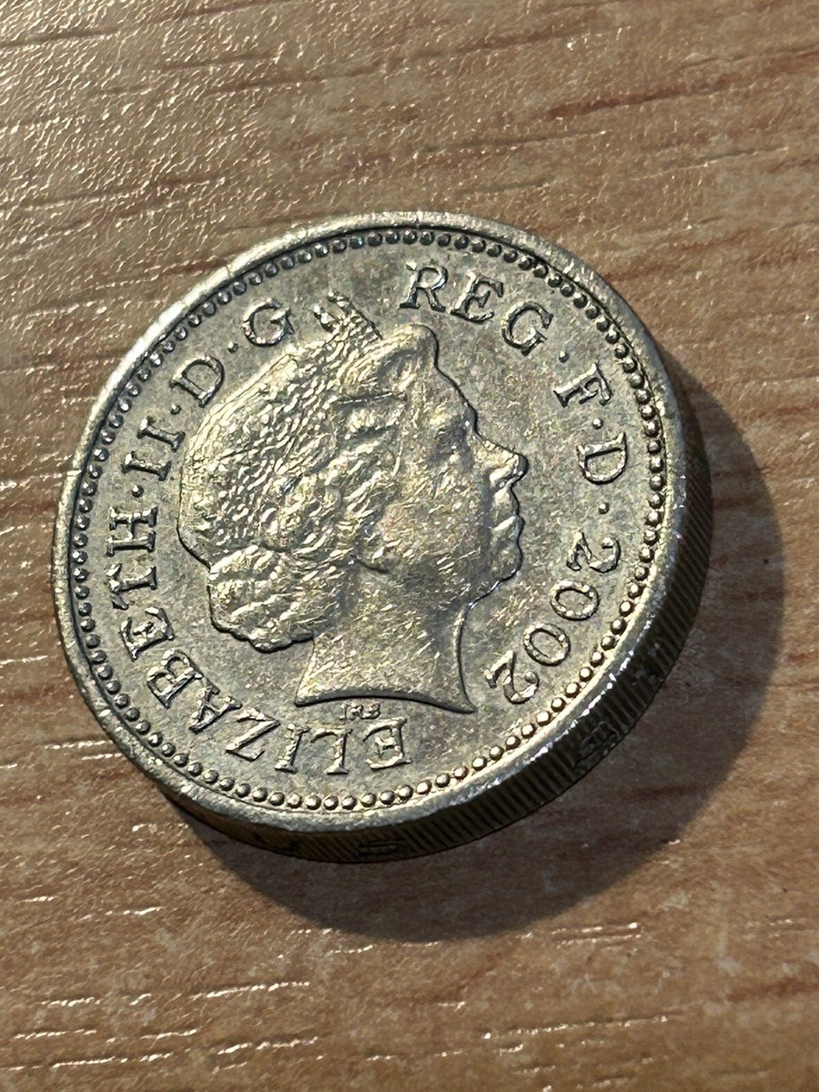 One English Pound Coin Elizabeth II D G REG F D, Year 2002 | eBay UK