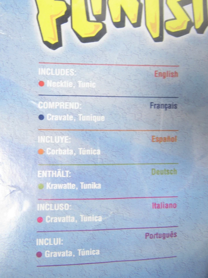 Fred Flintstone костюм для взрослых с надувной клуб стандартный размер маленький - США - Изображение 3 из 4