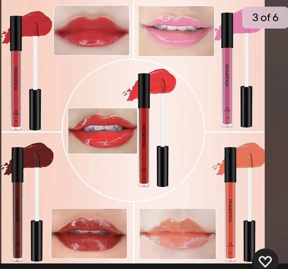 7 Packs Lip Gloss Set Gifts for Women Mum Her Girls Wife - Image 2 of 4