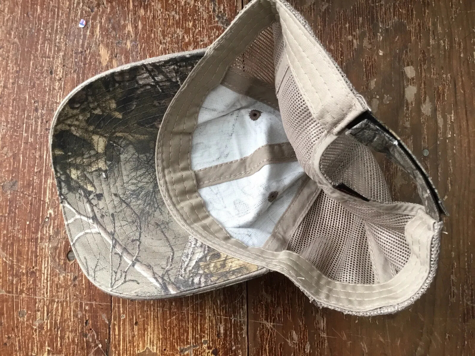 ENOUGH Hat Camo Mesh Adjustable Back Baseball Cap… - image 4