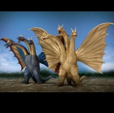 Kaiju Bangaichi King Ghidorah 1964 3 neck set Figure BANDAI GODZILLA 340mm