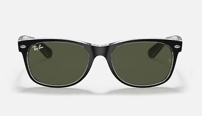 RayBan New Wayfarer Color Mix Black/Transparent G-15 52mm