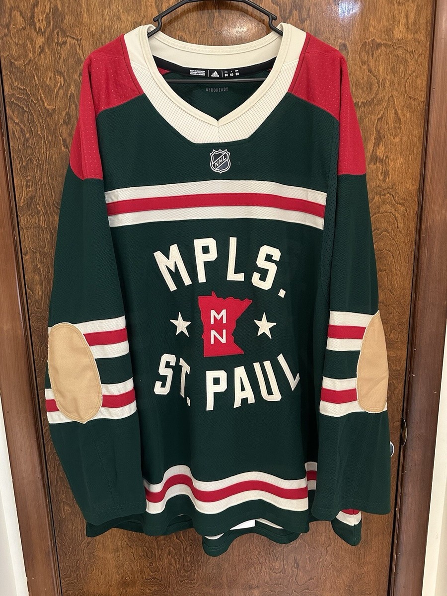Minnesota Wild Adidas 2022 Winter Classic Jersey (60)