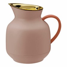 Image of Stelton vacuum jug Amphora, teapot with glass insert, Soft Peach, 1 litre