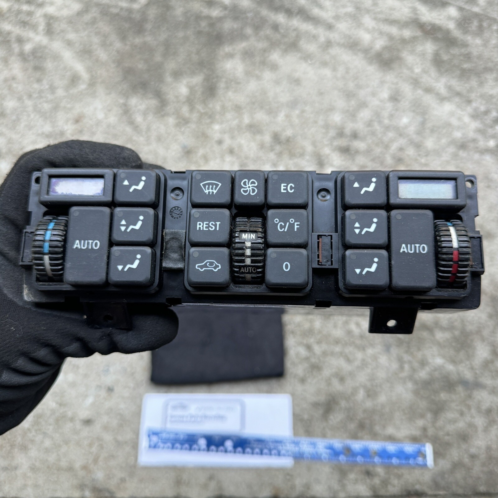 92-95 MERCEDES BENZ W140 600SEL S500 OEM AC HEATER CLIMATE CONTROL SWITCH