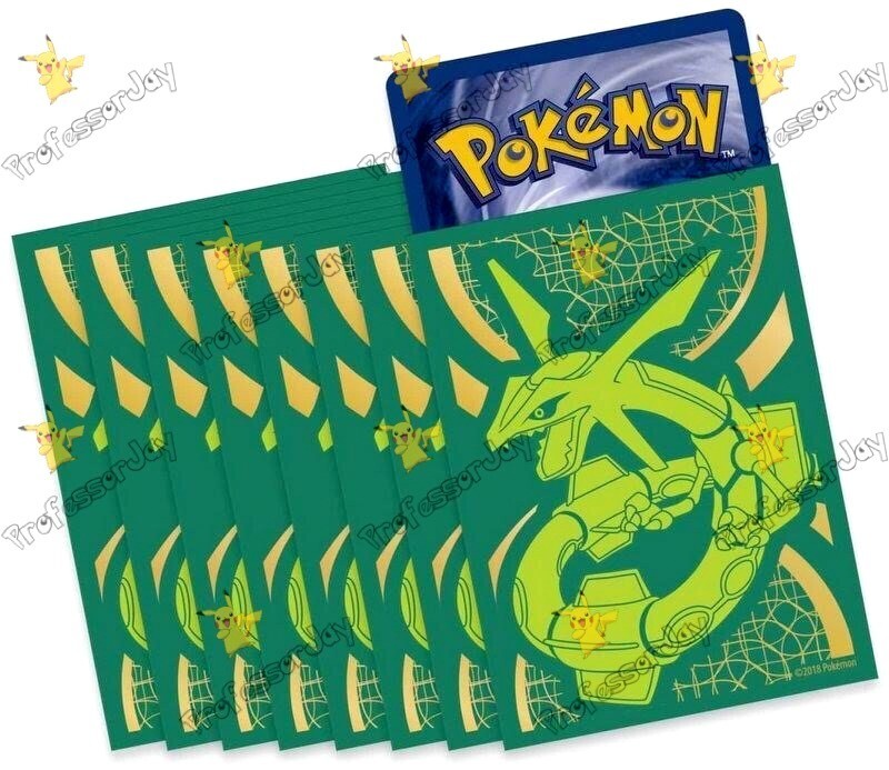 Pokemon Standard Size Sleeves - Shiny Mega Rayquaza - 65ct - Accessories »  Sleeves - Collector's Cache